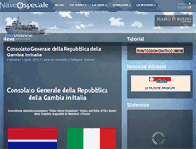 Tablet Screenshot of naveospedale.it